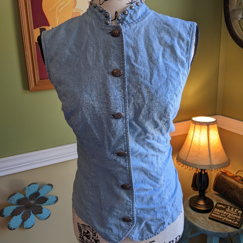 Vintage stone ridge  vest top